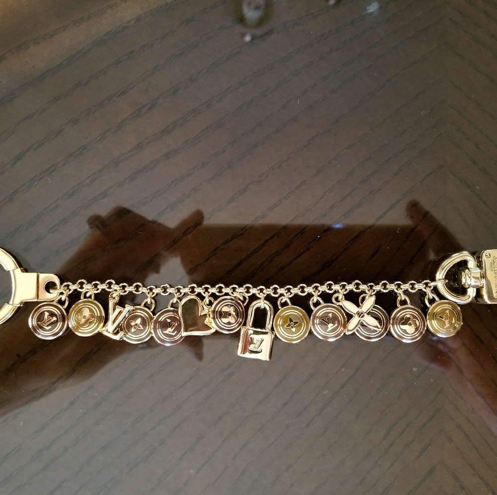 Louis Vuitton pastilles resin bag charm keychain